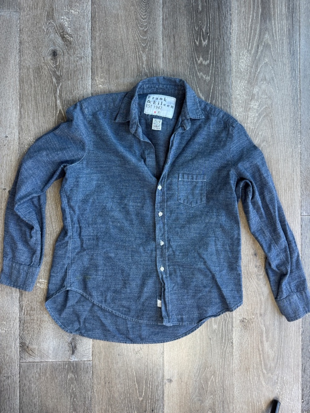 Frank & Eileen Men's Long-Sleeve Button-Down Shirt - Blue 0563